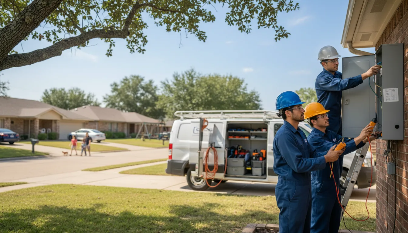 Certified electrician providing emergency electrical services in Pickstown, SD